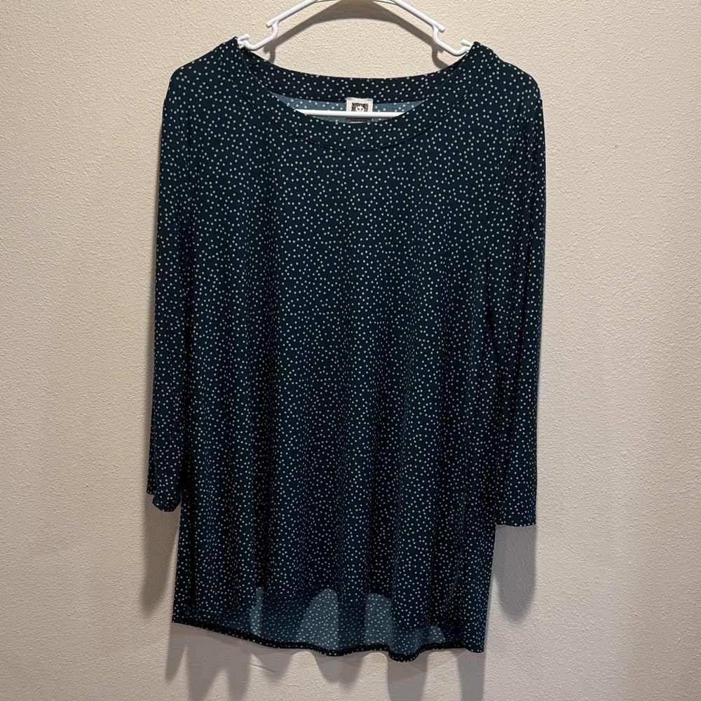 Anne Klein Women's Polka Dot Top